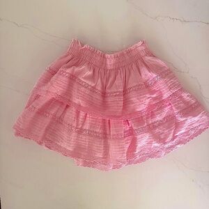 Pink Day + Moon Pink🩷 Tiered Ruffled Skirt, Size Sm